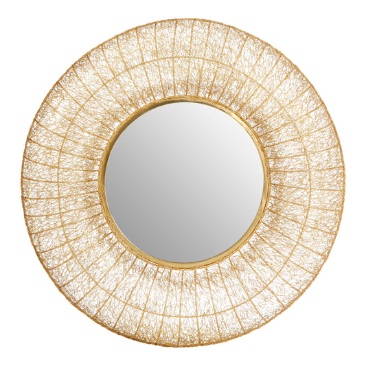 Celestial Round Golden Mirror