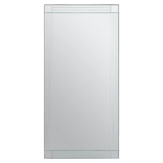 Chic Rectangular Silver Mirror