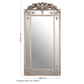 Grandiose Rectangular Champagne Mirror