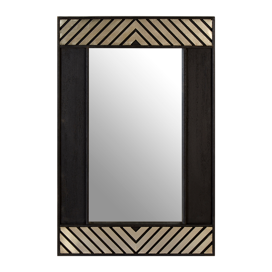 Lattice Rectangular Black Mirror