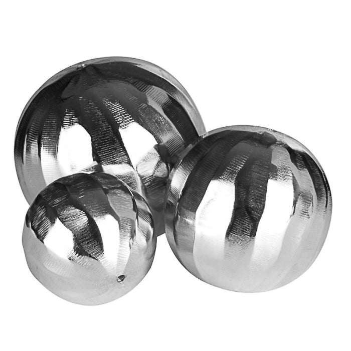 Stylish Silver Metal Decorative Balls: Elevate Your Home Decor